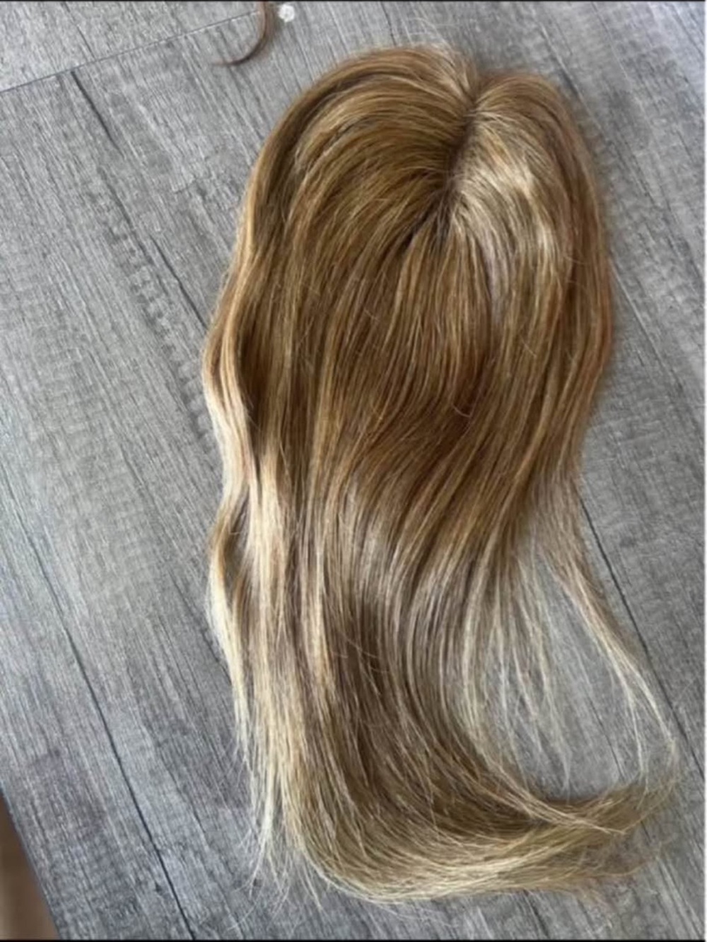 Human Hair Topper Shade 4 Brown